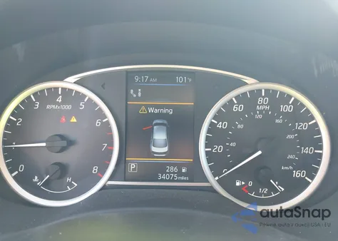 2019 Nissan Sentra Sl z USA, uszkodzony, nr VIN 3N1AB7AP8KY448470